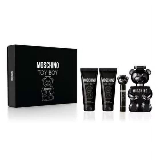 Set moschino toy boy (4 piezas) eau de parfum 100 y 10 ml, after shave 100 ml. Bath & shower 100 ml. Moschino Moschino