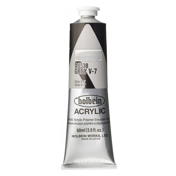 Holbein Artist Heavy Body Acrylic Color, 60ml, Gray V-7