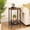 Rustic Brown, variant on HOOBRO 28.9" Tall End Telephone Table with Adjustable Mesh Shelves Hallway Living Room Rustic Brown BB03DH01