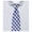 Royal Blue, variant on Men's Gingham Checkered Pattern Neck Tie - Slim - Turquoise