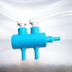 thumbnail image 1 of Boca de plástico Interruptor de descarga de plástico Distribuidor de aire de plástico Válvula distribuidora de plástico Válvula de control de líquido, 1 of 4
