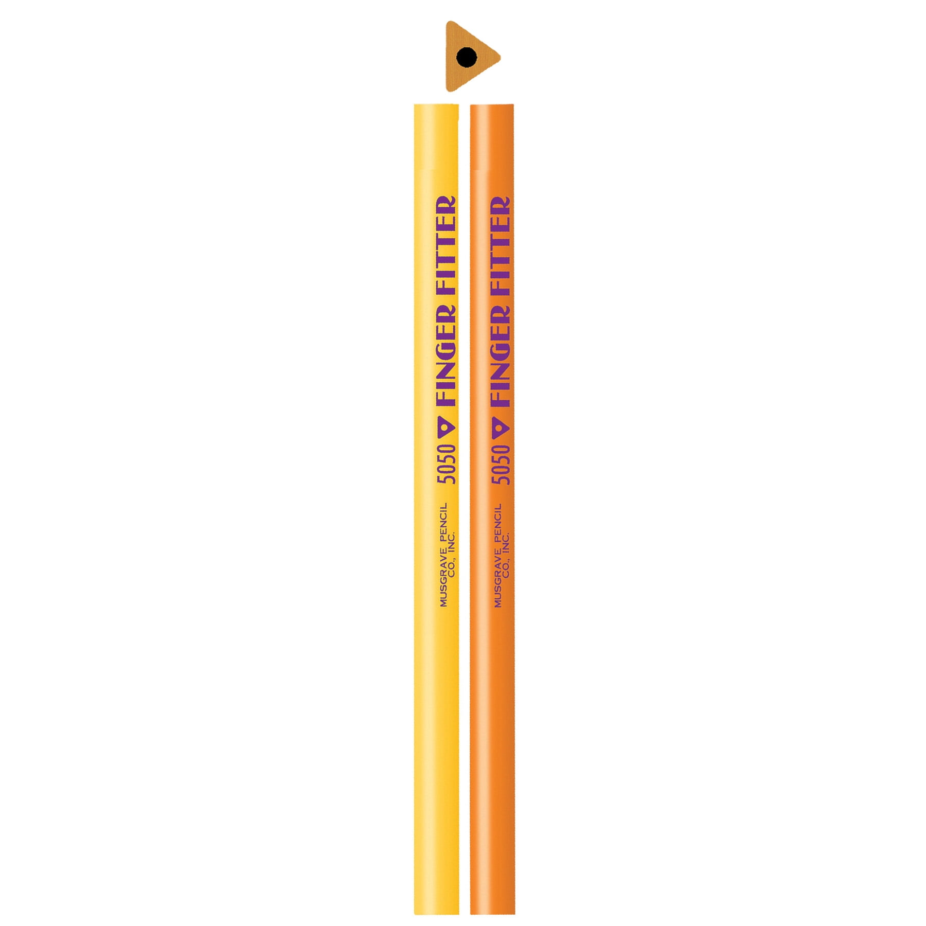 Musgrave Pencil Company Finger Fitter Pencils, No Eraser, 12 Per Pack, 3 Packs