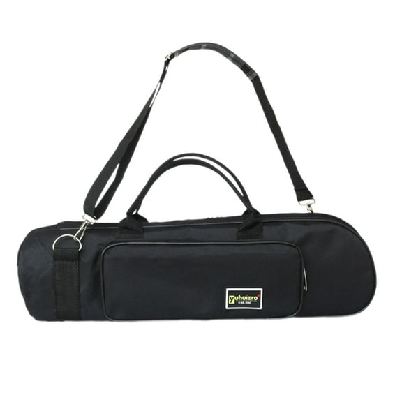Estuche para trompeta Bolsa de transporte para trompeta Asa de transporte Bolsa acolchada para trompeta de 8 mm Oxford Negro