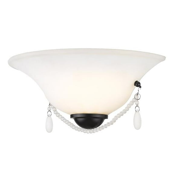 Wry Lighting Priscilla 1-light Wall Sconce in Matte Black