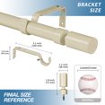 thumbnail image 3 of Urbanest Sullivan Single Curtain Rod Set, 3 of 6
