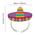 thumbnail image 3 of Sombrero Party Hats Mexican Fiesta Headbands Paper Photo Booth Props for Cinco De Mayo Decorations Birthday Party Supplies Festival Celebration Favors for Kids, 3 of 8