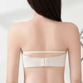 thumbnail image 4 of Half Cup Strapless Bra For Women Soft Wireless Design Innerwear For Any Occasion Versatile Under Clothing Wardrobe Addition Running Girl Sports Bra Bras to Wear with A Backless Dress Women Bras plus, 4 of 8