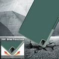 thumbnail image 6 of Feishell for iPad Pro 11 inch 2022/2021/2020/2018 Cover with Pencil Holder,Shockproof Magnetic Flip Two Angle View Kickstand Auto Sleep/Wake Up Function Smart Case,Darkgreen, 6 of 6