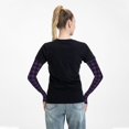 thumbnail image 6 of Yiaed Purple Black Plaid Print Arm Sleeves,Cooling UV Sun Protection Sports Compression for Men/Women, 6 of 6