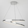 thumbnail image 2 of Artika Salto Modern LED Pendant Light Fixture, Chrome, 2 of 5