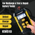 thumbnail image 3 of Probador de batería de coche KW510 Reparación de pulso multifuncional Cargadores de batería Abanopi Dispositivo de diagnóstico automotriz, 3 of 7