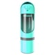 thumbnail image 1 of Taza portátil para botella de agua para perros 2 en 1 con contenedor de alimentos para mascotas, botella de agua para perros con filtro MFZFUKR CPB-YL227-1, 1 of 5