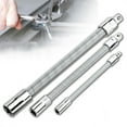 thumbnail image 2 of Pedty Universal Impact Socket,Extension Set,Socket 3 Counts Bendable Flexible Shaft Extension Rods Set Flexible Spring Bit Adapters for Drill 1/4 3/8 1/2 Sizes (Set),Power Tool Accessory, 2 of 9