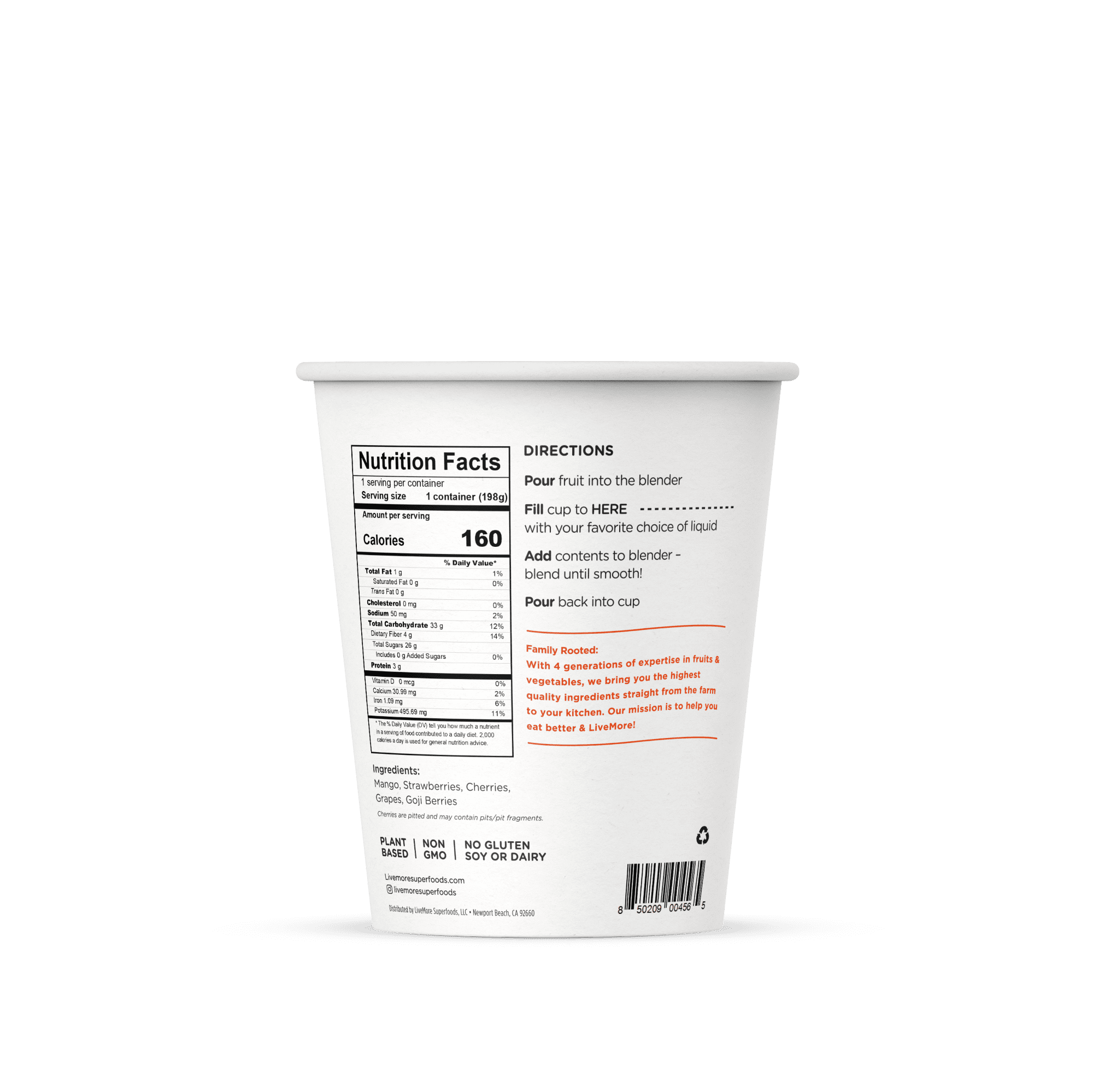LiveMore Naturals Magic Mango Smoothie