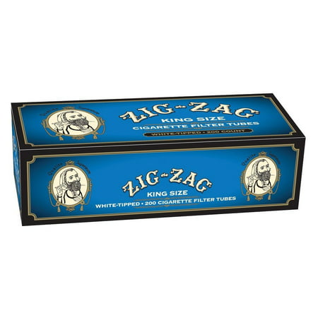 Zig Zag Cigarette Tubes Light King Size - 200ct Box..., By Queen City Candy Ship from