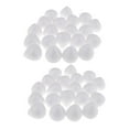 thumbnail image 1 of 40pcs 30x35mm Modelado en apariencia de Espuma de Poliestireno Artesanía Flor DIY Espuma Blanca Hecha Capullos Material, 1 of 9