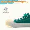 thumbnail image 3 of Toddler Shoes for Girls Boys Low Top Kids Canvas Sneakers Classic Adjustable Strap Casual Shoes Comfy Fashion Running Walking Sneaker Indoor Outdoor, 3 of 6