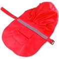 thumbnail image 4 of Chaqueta impermeable ajustable con capucha para perros, chaqueta reflectante para la lluvia, ropa impermeable para perros pequeños, medianos y grandes (m, roja), 4 of 5