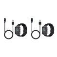 thumbnail image 4 of Bearachild Cable de carga para reloj inteligente, cable de carga para reloj de con reemplazo de conector USB para solar LS01 negro 2piezas, 4 of 5
