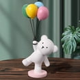 thumbnail image 3 of Figura de oso globo de resina, estatua de animal, adorno, escultura para estante, soporte de TV, 3 of 9