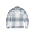 thumbnail image 4 of Jordan Craig KIDS  Boys Flannel Over Shirt With Hood (Light Blue), 4 of 7