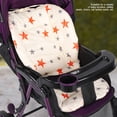 thumbnail image 2 of Cojín para cochecito de bebé con 2 tiras, cojín para asiento de cochecito, accesorio para carrito, 2 of 14