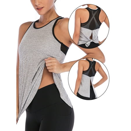Sport Vest Fitness Yoga Shirts for Women Workout Tops Racerback Athletic Tank Tops Gym Exercise Vest