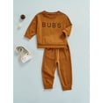 thumbnail image 3 of Faithtur Ensemble Pantalon Long pour Tout-Petit Col Rond Manches Longues Pull et Pantalon, 3 of 8