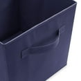 thumbnail image 3 of Set de 6 cubos de tela plegables Casafield, color azul marino, 3 of 9