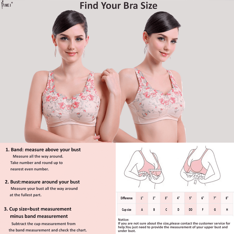 BIMEI Women's Post Surgery Mastectomy Bra with Pockets Surgical Lace  Contour with a Full Profile Wire Free Fashion Everyday Bra 8466,Beige,38B 