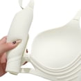 thumbnail image 5 of Xdegoge Jelly Bras for Women Deep V Wireless Bra Thin Strap Push-Up Bralette with Seamless Design Breathable Smooth Stylish Minimalist Look for All-Day Comfort & Casual Wear, 5 of 5