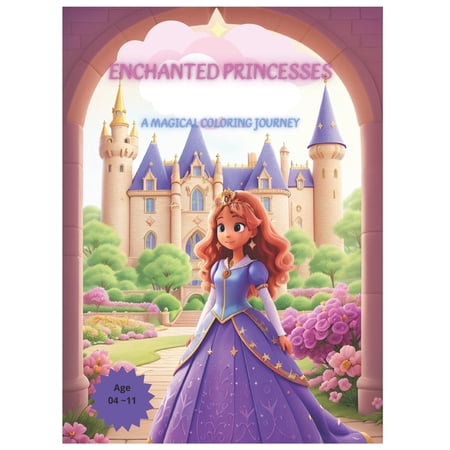 Enchanted Princesses: A Magical Coloring Journey (Paperback)