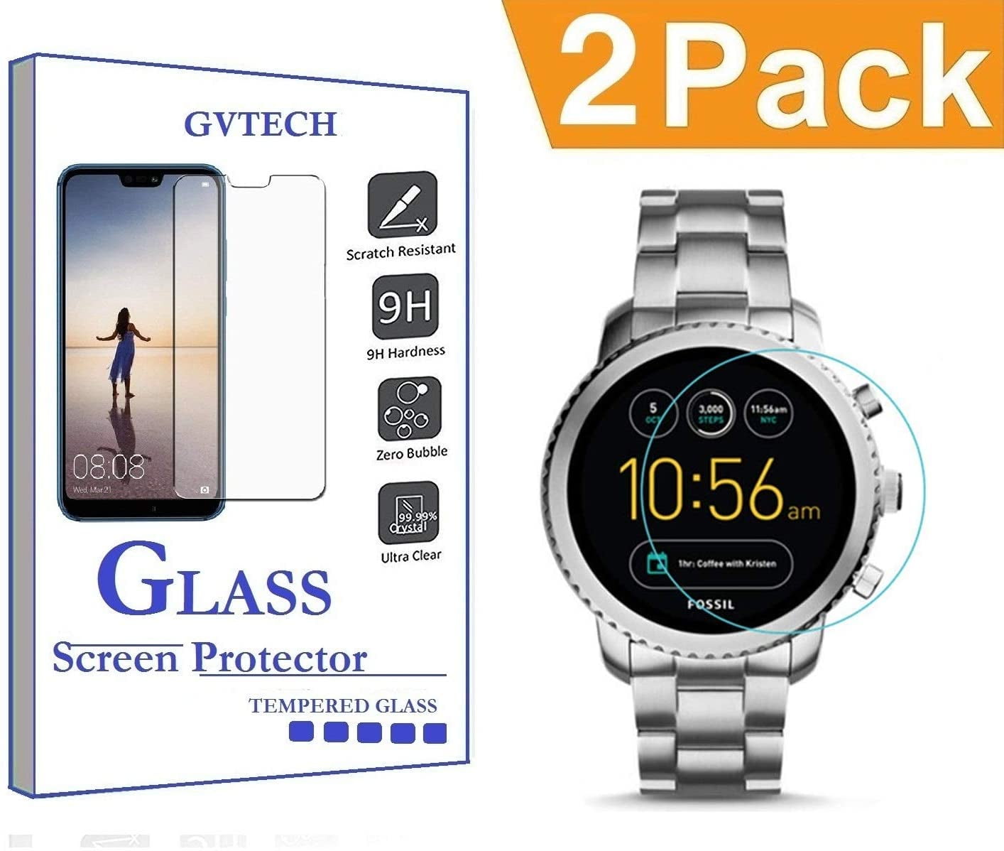 watch screen protector fossil