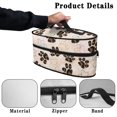 thumbnail image 5 of HELLHERO Paw Pinrts Portable Steamer Bag Protective Travel Steamer Bag, Bag Only, 5 of 6