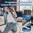 thumbnail image 3 of Adaptador de Audio U Disk Play Mic Transmisor Receptor para Amplificador Proyector FLhrweasw, 3 of 9