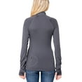 thumbnail image 4 of ClothingAve. Women's Athletic Track Jacket for Running, Workout, Yoga Long Sleeve Full Zip Up Active Top Female Jacket, 4 of 7
