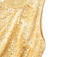 thumbnail image 7 of Woman Sparkly Sequin Two Piece Skirt Outfits Summer Sleeveless Cami Crop Top S`exy Bodycon Mini Skirt Sets, 7 of 7