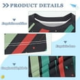 thumbnail image 2 of FORMRS Boys Rash Guard with Short Sleeves UPF 50+ Swim Shirts Sizes 3-12T, Abstract Stripes, 2 of 6