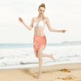 thumbnail image 5 of Geaub Beautiful Corals Women's Short Wrap Skirt, Beach Sun Protection Shawl, Swimsuit Bra, Swimwear Tunic, 5 of 7