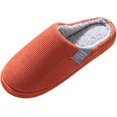 thumbnail image 2 of Slippers For Women Men Memory Foam Warm Slip On Slippers Comfy Plush Lined House Shoes, 2 of 4