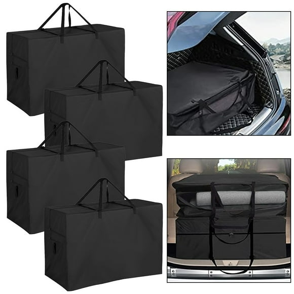 420D Oxford Cloth Triple Fold Mattress Folding Mattress Storage Bag Unisex Large Capacity Folding Duffle Bag Travel Clothes Stor