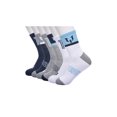 thumbnail image 2 of Messi Men's 6-Pack Shortie Crew Socks, Sock Size 10-13, 2 of 4