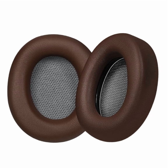 Luxury Real Leather Replacement Ear Cushions Compatible for Headphones Soft Slow Rebounds Foam Design