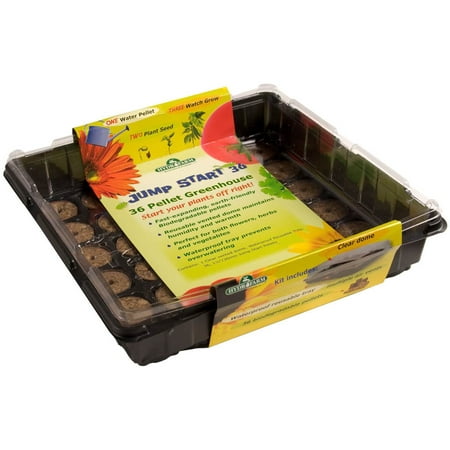 Hydrofarm Jump Start 36-Cell Indoor Greenhouse + Biodegradable Pellets | JS36GH