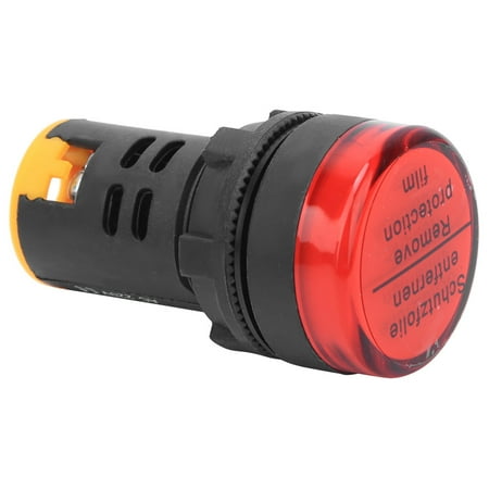 

Power Indicator Light Power Signal Light Semiconductor Energy Saving Lamp 10Pcs BERM LED Power Indicator Light PC Flame Retardant Shell 22mm Diameter 220V AD16-22D/S