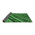 thumbnail image 2 of Ahgly Company Indoor Rectangle Oriental Emerald Green Modern Area Rugs, 2' x 5', 2 of 4