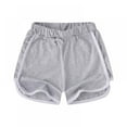 thumbnail image 6 of URMAGIC 3 Packs Girls Boys Running Shorts Quick Dry Kids Athletic Shorts Active Shorts Workout Dolphin Shorts 2-11 Years, 6 of 12