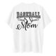 thumbnail image 3 of Camiseta de Cuello Redondo Impresa Delantera Y Trasera de Béisbol de las Mujeres de Verano, Camisetas Cortas Casuales Ligeras para las Mujeres, 3 of 5