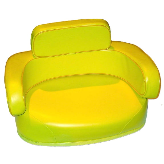 Seat Cushion Set (Metal Back) (Bottom, Lower, Upper Back Rests) Fits John Deere Tractor    TY24856 TY26545