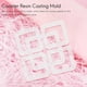 thumbnail image 2 of 3 Pcs Coaster Molds for Resin Casting,Silicone Coaster Molds, for Epoxy Resin DIY Square Round Cups, 2 of 5
